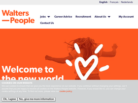 'walterspeople.be' screenshot