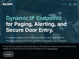 'algosolutions.com' screenshot