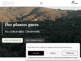 mariedemazet.com homepage screenshot