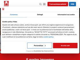 'vidas.it' screenshot