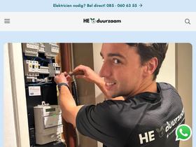 heduurzaam.nl homepage screenshot