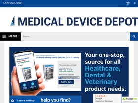 'medicaldevicedepot.com' screenshot