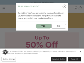 'dearfoams.com' screenshot