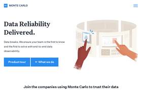 'montecarlodata.com' screenshot