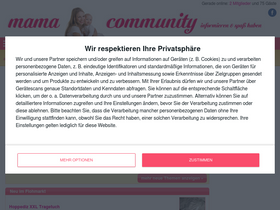 'mamacommunity.de' screenshot