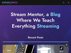 'streammentor.com' screenshot