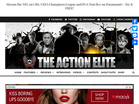 'theactionelite.com' screenshot