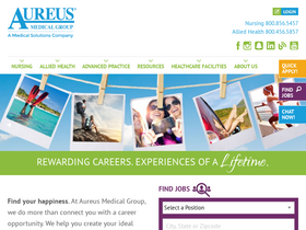 'aureusmedical.com' screenshot