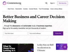 'commoncog.com' screenshot