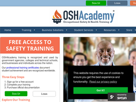 'oshatrain.org' screenshot