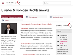 'streifler.de' screenshot