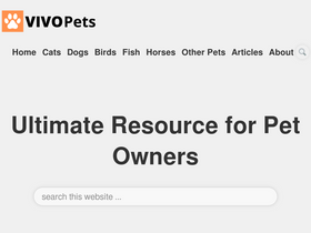 'vivopets.com' screenshot