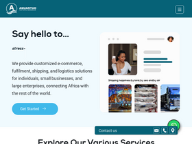 'aquantuo.com' screenshot