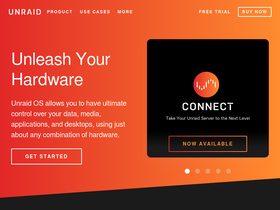 'unraid.net' screenshot