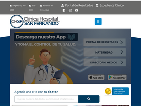 'hospitalsanfernando.com' screenshot