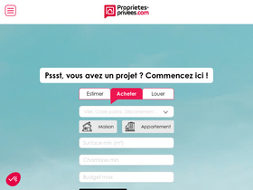 'proprietes-privees.com' screenshot