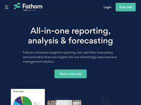 'fathomhq.com' screenshot