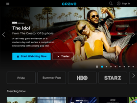 'crave.ca' screenshot