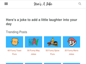 'heresajoke.com' screenshot