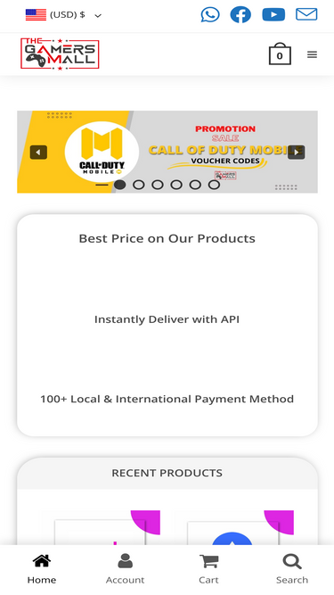 Call of Duty Mobile (Garena)  Top Up Game Credits & Prepaid Codes - SEAGM