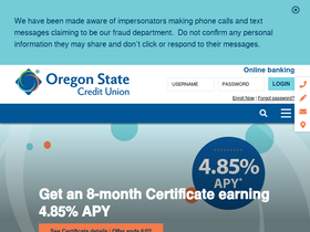 'oregonstatecu.com' screenshot