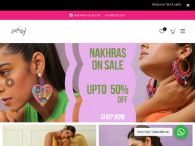nakhrewaali.co homepage screenshot