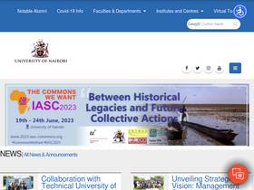 'uonbi.ac.ke' screenshot