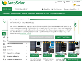 'autosolar.es' screenshot