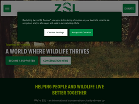 'zsl.org' screenshot