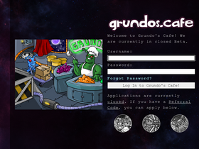 'grundos.cafe' screenshot
