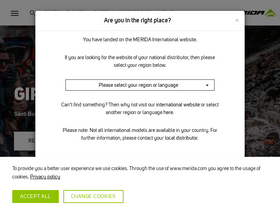 'merida-bikes.com' screenshot