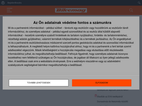 'bikemag.hu' screenshot