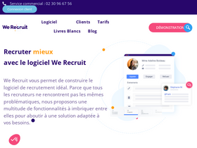 'werecruit.io' screenshot