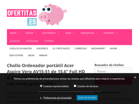 'ofertitas.es' screenshot