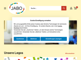jabolegoshop.eu homepage screenshot