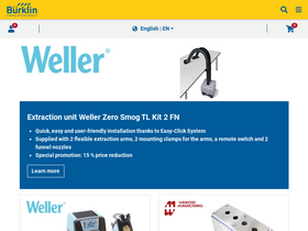 'buerklin.com' screenshot