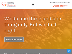 'houstonheartburn.com' screenshot