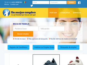 'unmejorempleo.com.mx' screenshot