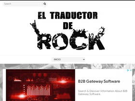 'eltraductorderock.com' screenshot