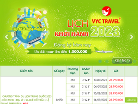 'vyctravel.com' screenshot