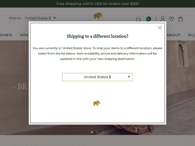 'anitadongre.com' screenshot