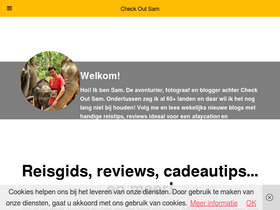 'checkoutsam.be' screenshot