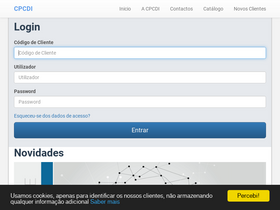 'cpcdi.pt' screenshot