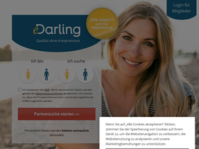 'edarling.de' screenshot