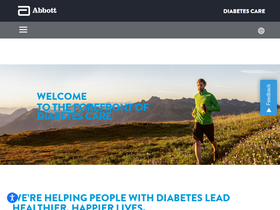 'diabetescare.abbott' screenshot