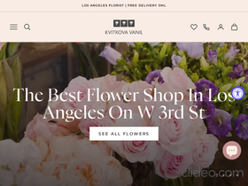 kvitkovavanil.flowers homepage screenshot