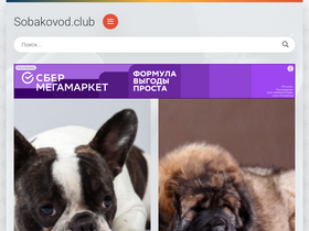 'sobakovod.club' screenshot
