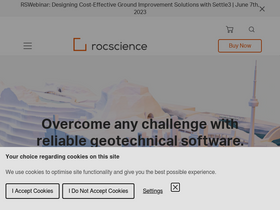 'rocscience.com' screenshot