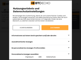 'btc-echo.de' screenshot