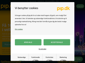 'pip.dk' screenshot